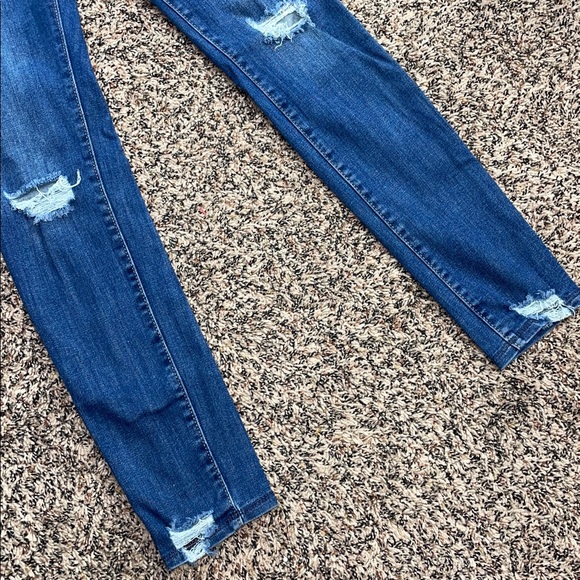 Old Navy High Rise Rockstar Super Skinny Distressed Jeggings Girls Sz 18 | EUC - Picture 3 of 6